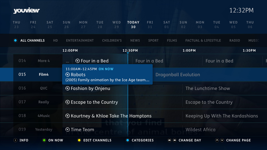 Synopsis in Guide