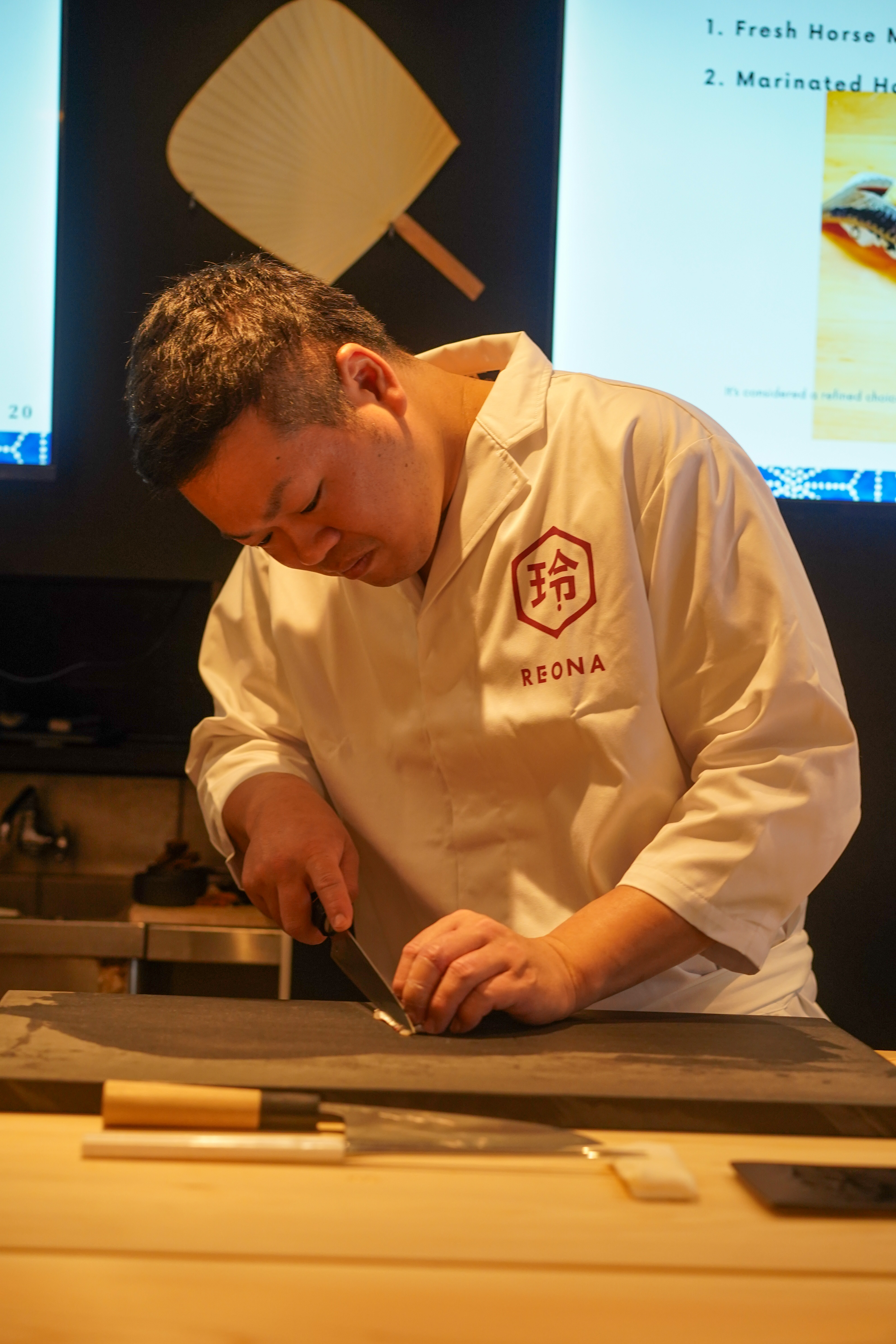 Fujito Sushi Chef at Reona