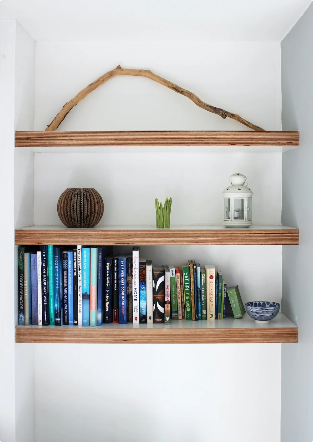 Wall-mounted shelves