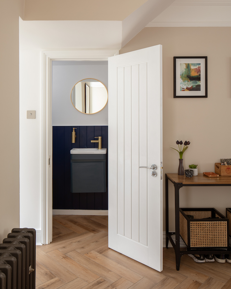 Take a peek at this beautiful modern entryway idea from a real Resi project in South London