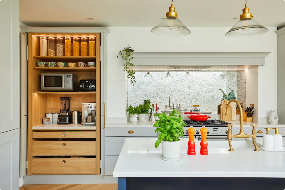 Choose in-cupboard lights to make your kitchen party run smoothly