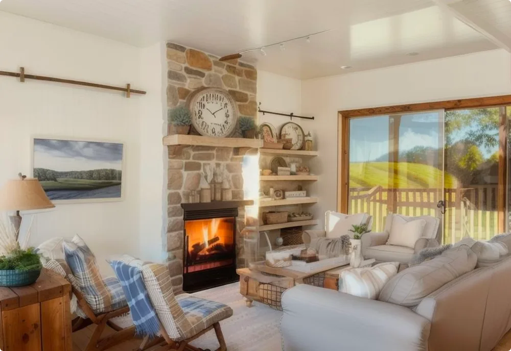 Cosy living room transformation