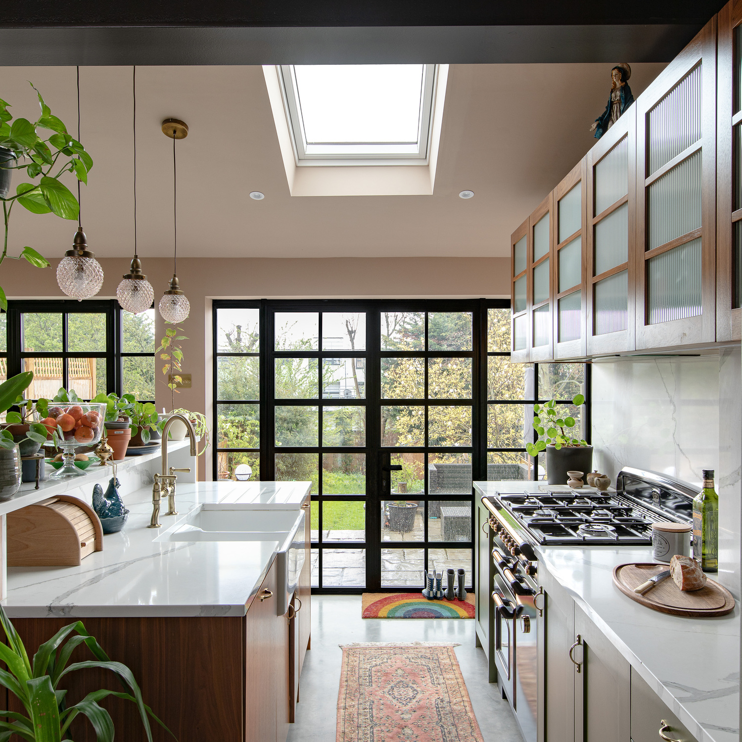  A scene of tranquillity at this homely kitchen in South East London 