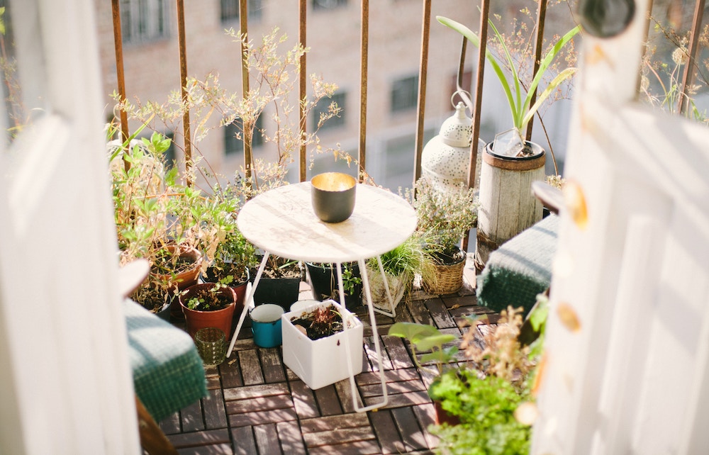 Happy Home - Plants on the balcony 