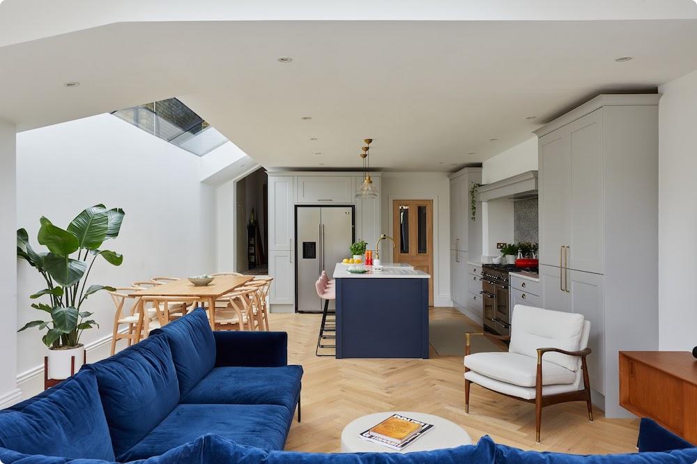Small open plan kitchen living room discount