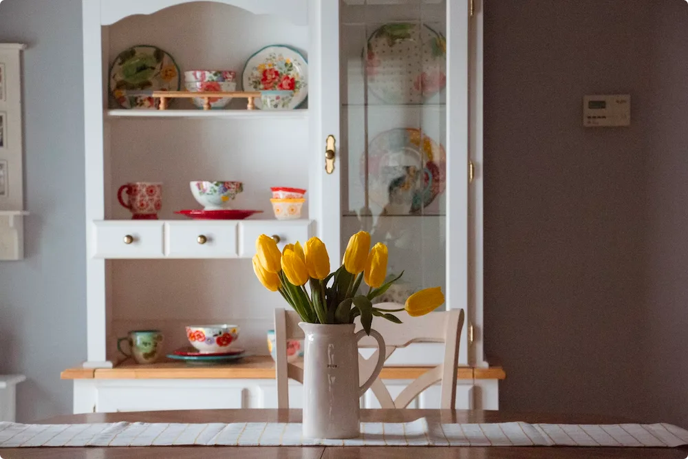 Flower colours for a kitchen