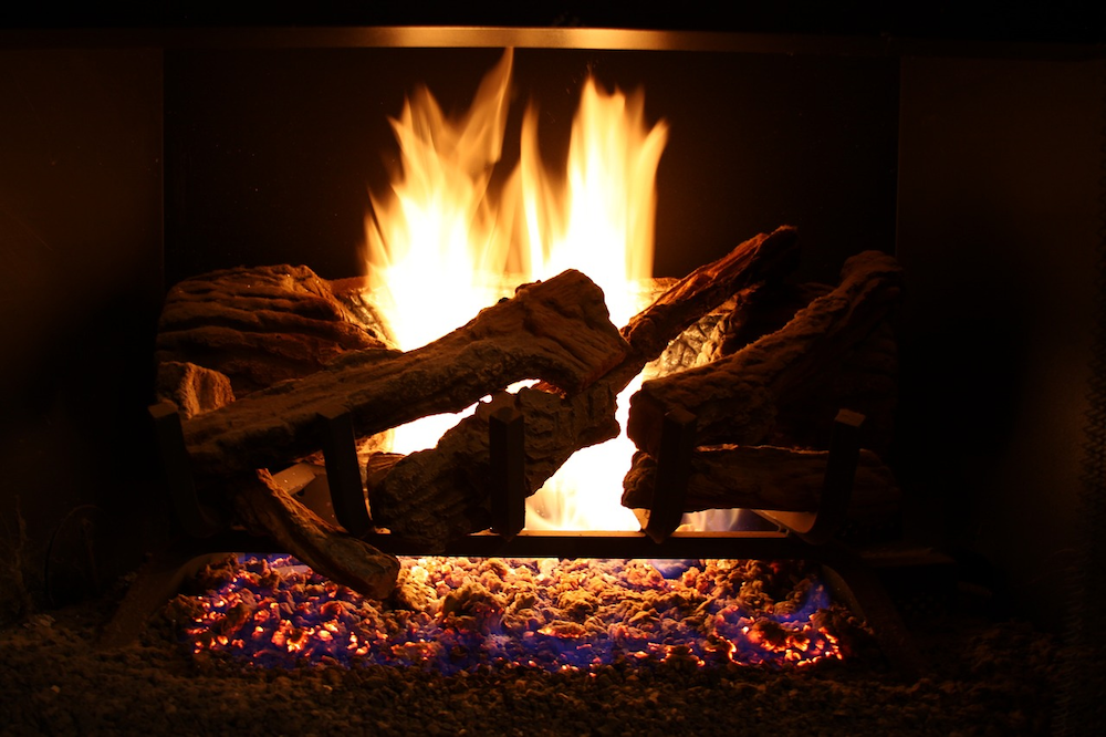 Home fireplace