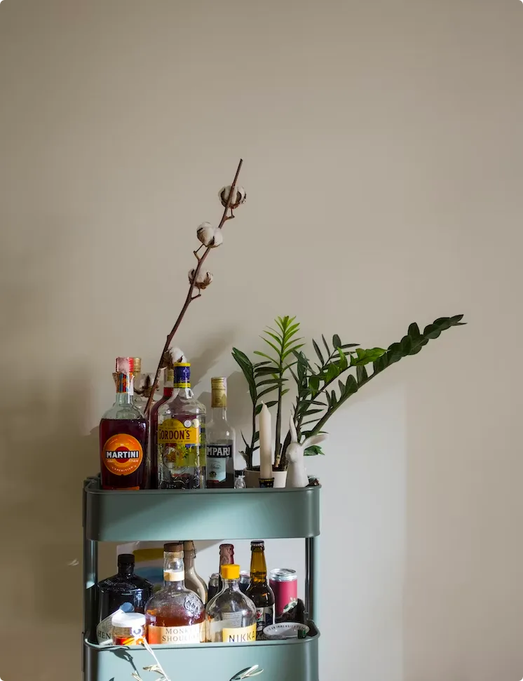 Revamp a butler’s tray to make your very own home bar