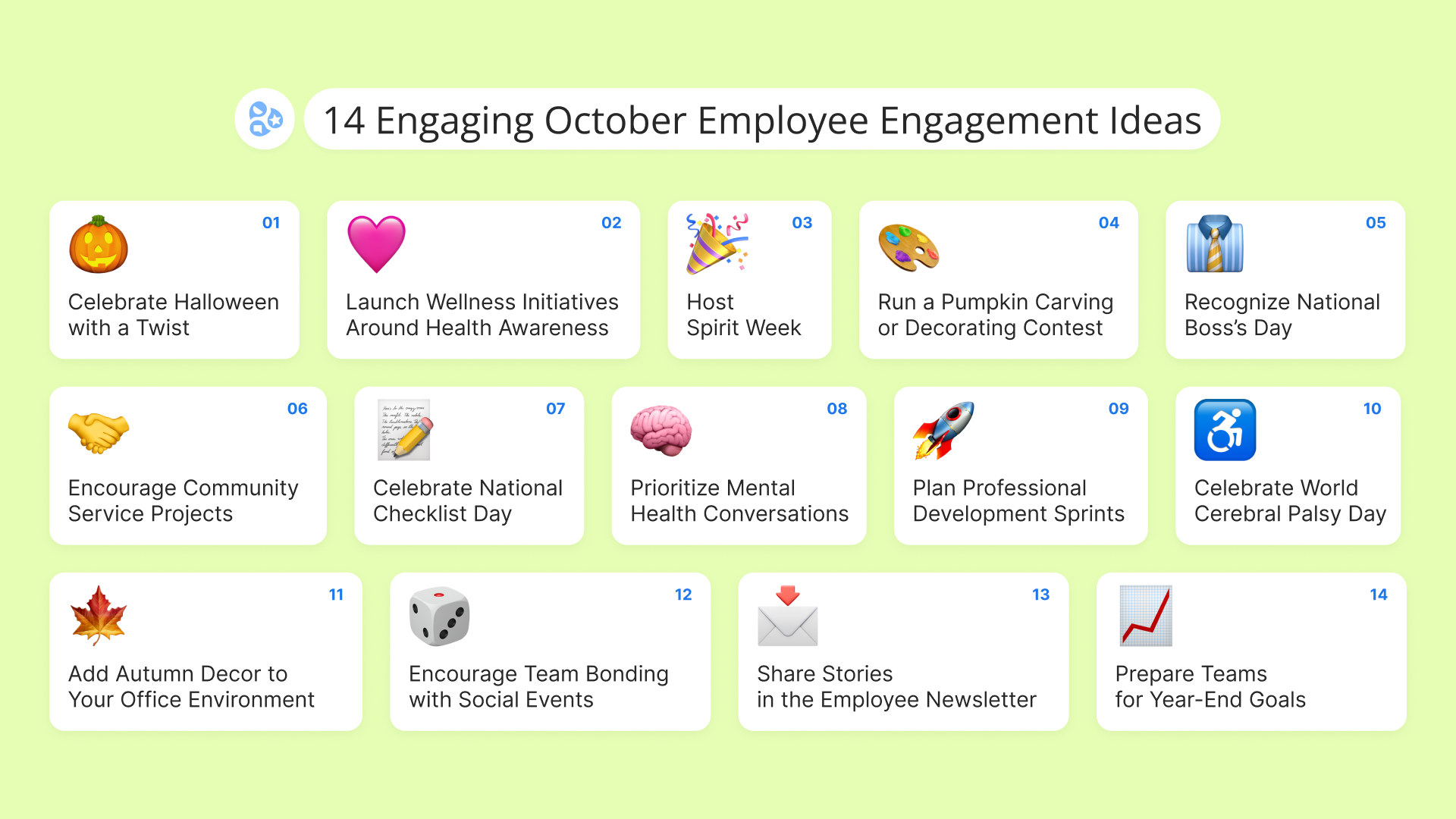 14 Engaging October Employee Engagement Ideas (1)