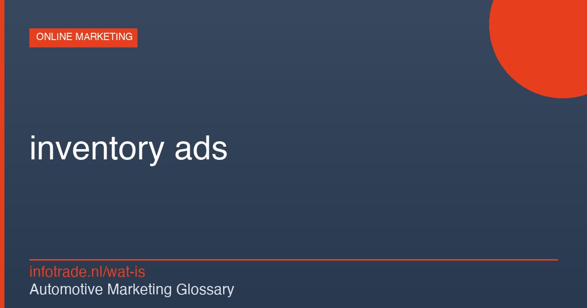 Wat zijn inventory ads? – illustratie