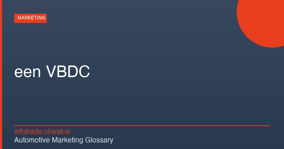 Wat is een VBDC? – illustratie