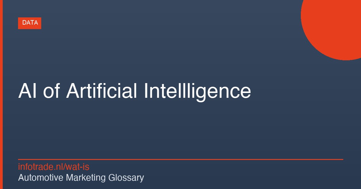 Wat is AI of Artificial Intelligence? – illustratie