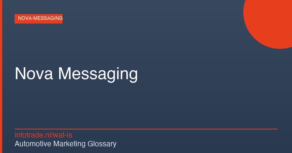 Wat is Nova Messaging? – illustratie