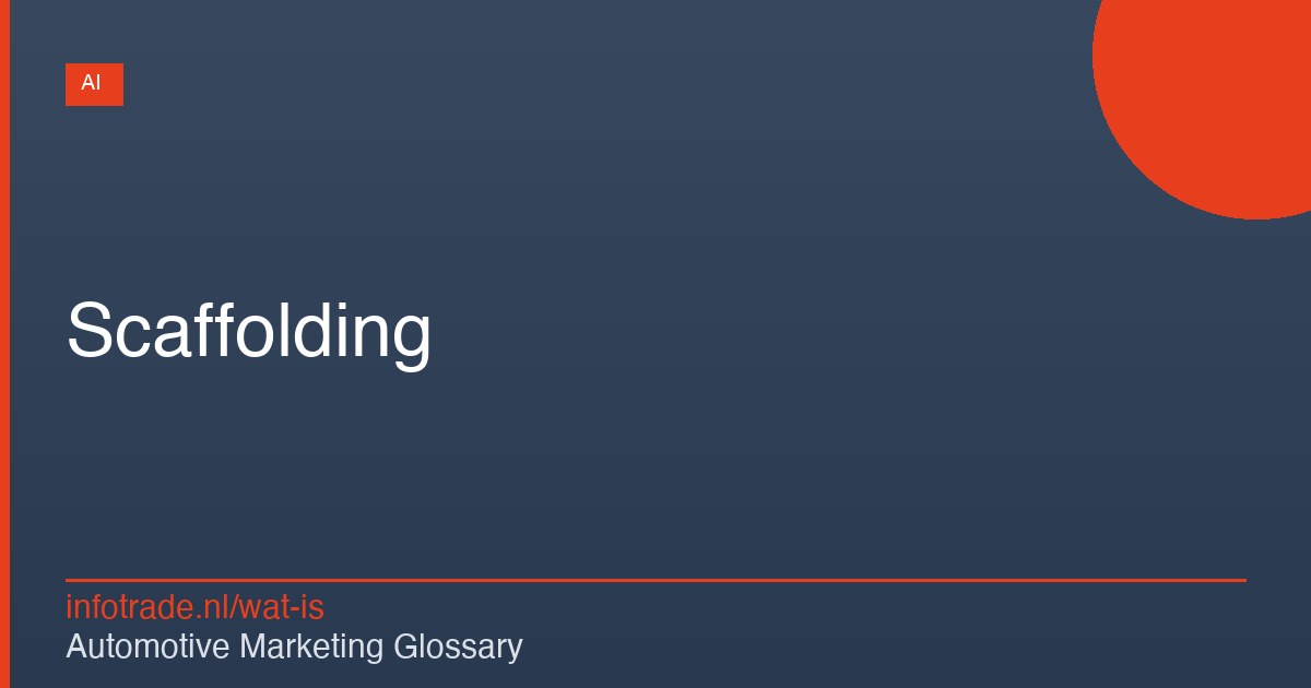Wat is Scaffolding? – illustratie