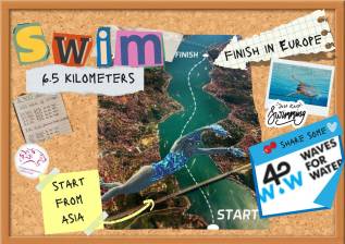 Asia to Europe swim for WFW featured image