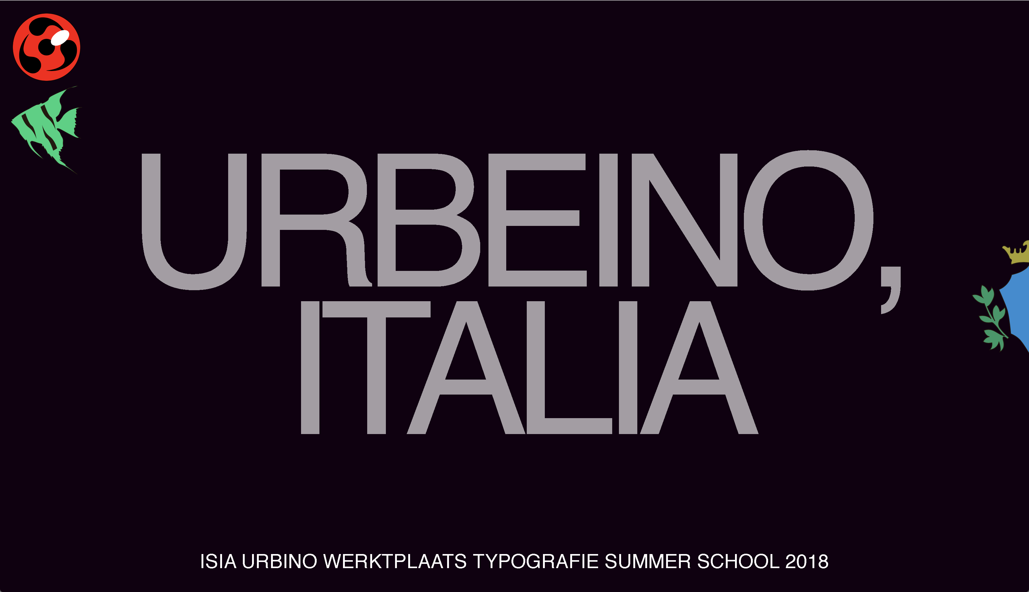 ISIA Urbino/Werkplaats Typografie Summer School 2018