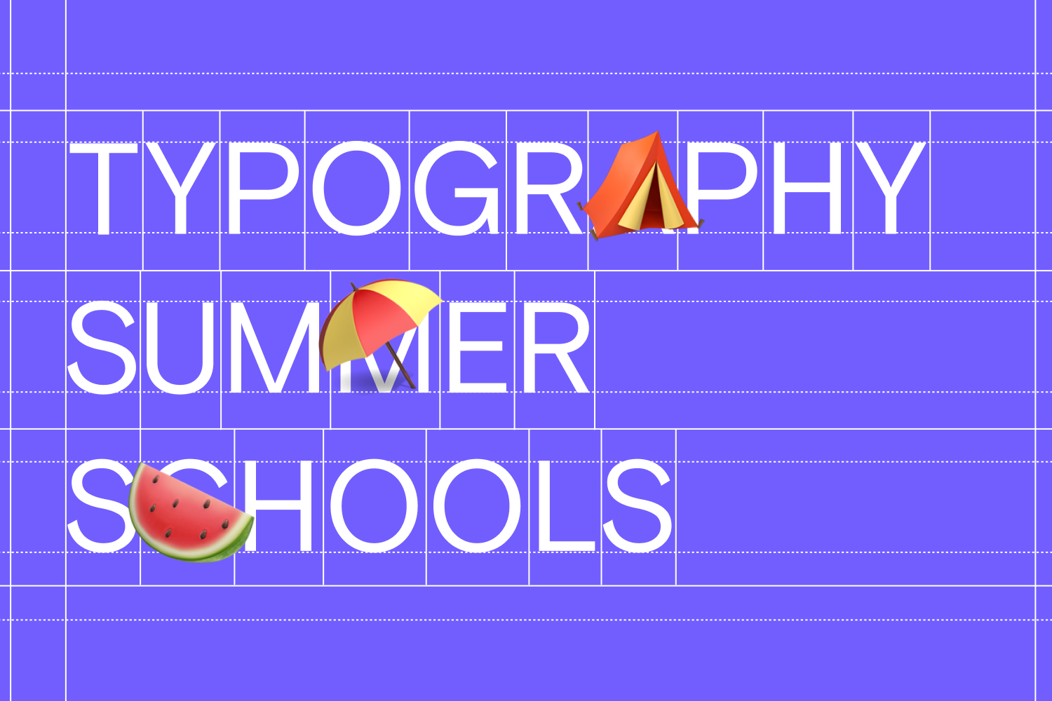 typography summer schools