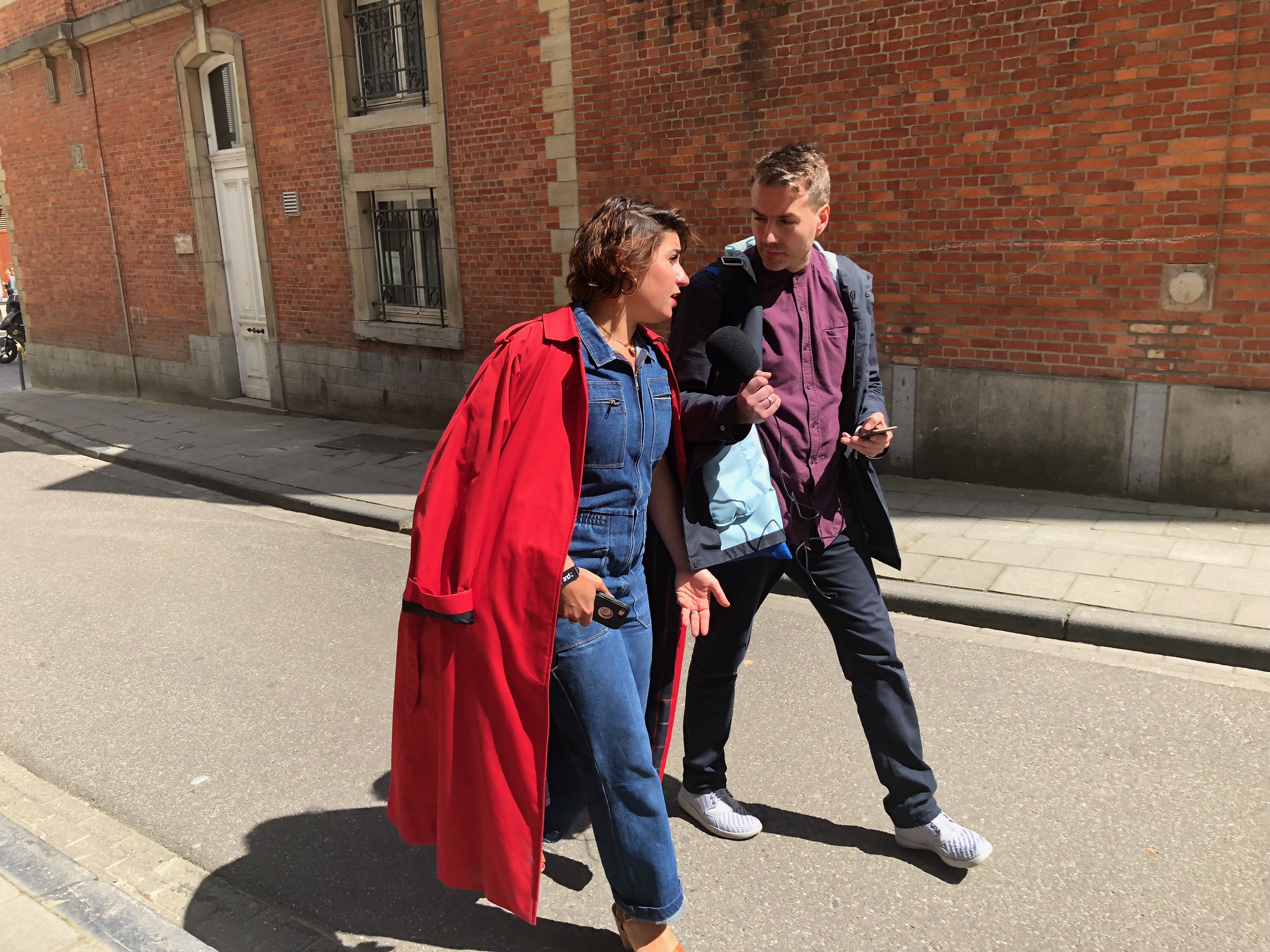 Thomas Dahm and Dr Nelly Ben Hayoun during and& Leuven