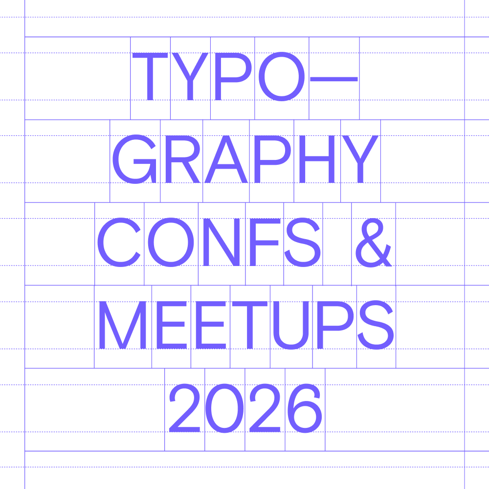 Unmissable typography events!