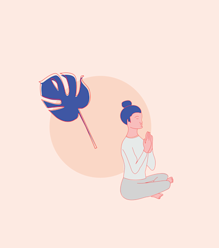 Meditation at work by Annette Wong