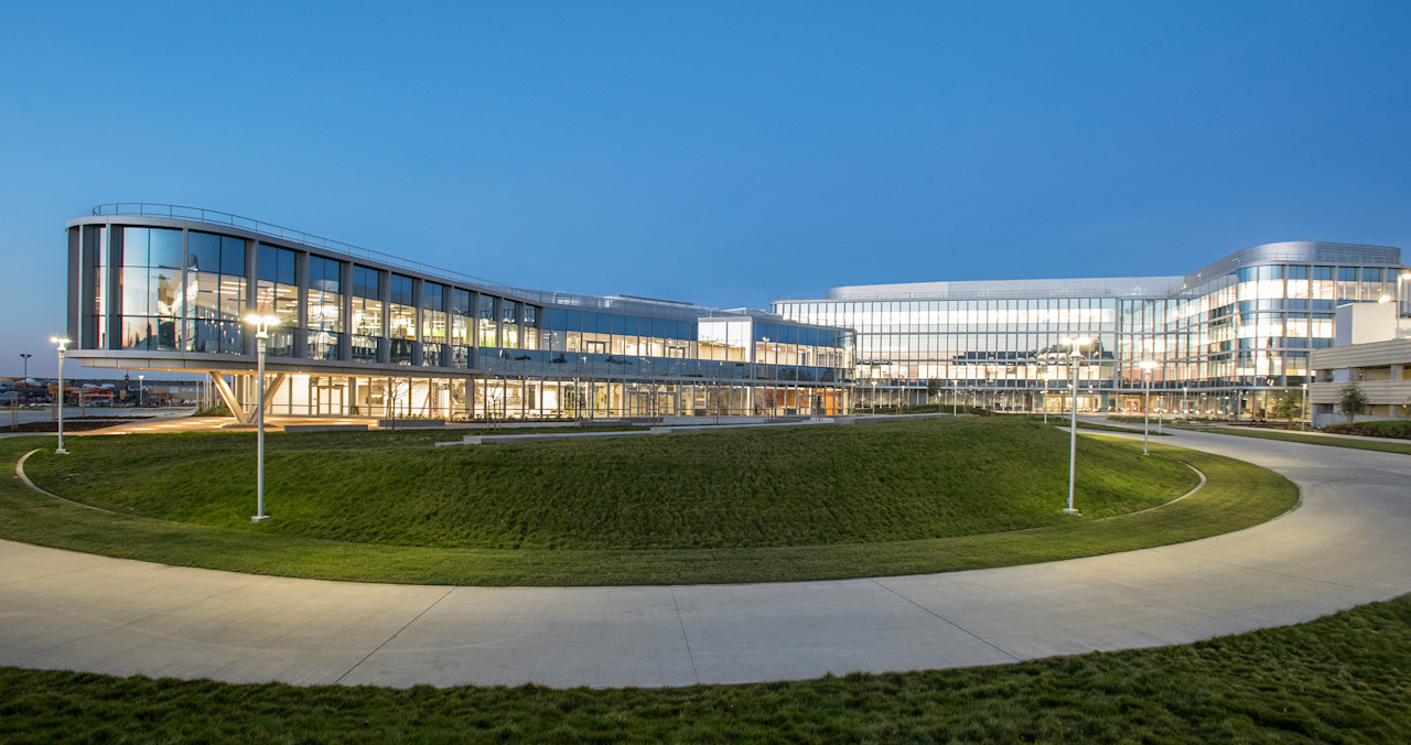Exterior image of the Illumina campus at Lincoln Centre