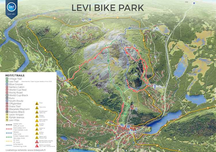 Levi Bike Park trail map jpg
