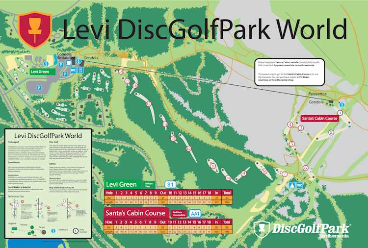 lsr frisbeegolf kartta