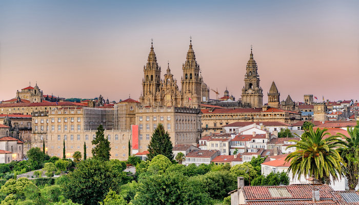 Catedral de Santiago de Compostela en España