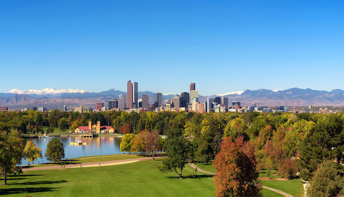 Skyline de Denver Colorado