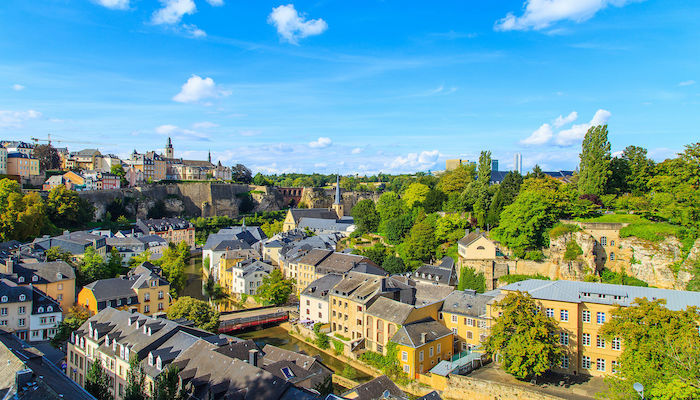 Vue panoramique de Luxembourg