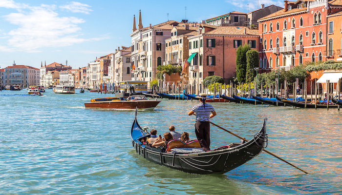 Le Grand Canal à Venise, Italie