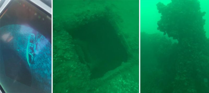 wilma ship wreck sonar rov underwater drone