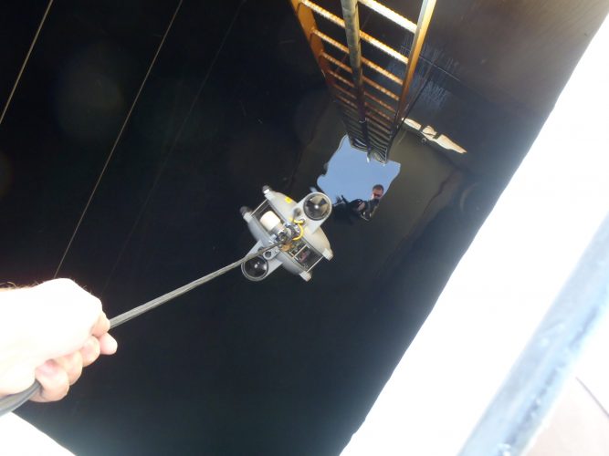 Going into Water Tank