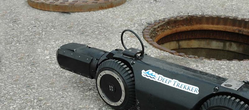deep trekker dt340 pipe crawler freewheel demo