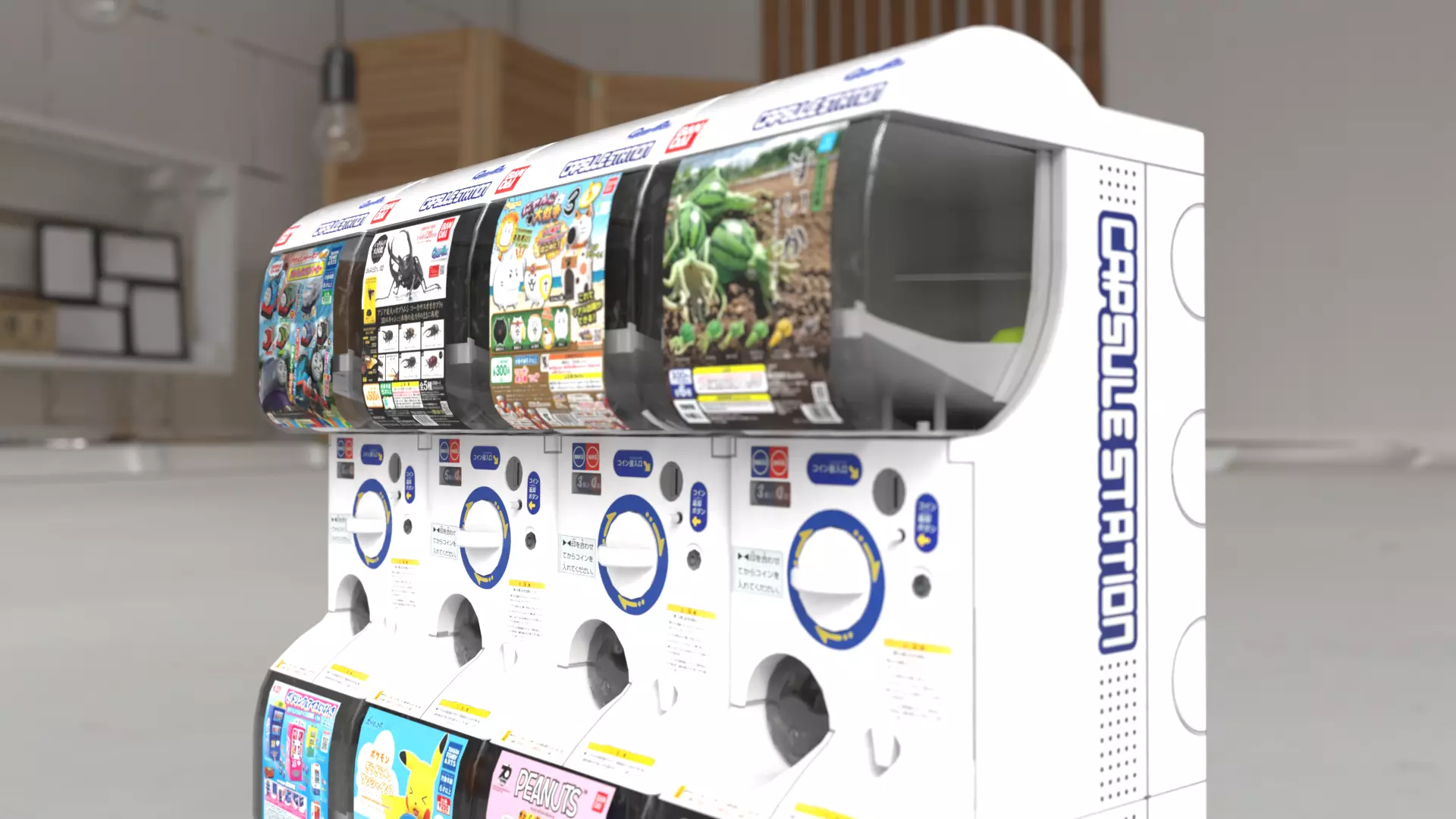 8 Japanese Gashapon Capsule Toy Machines - View 10