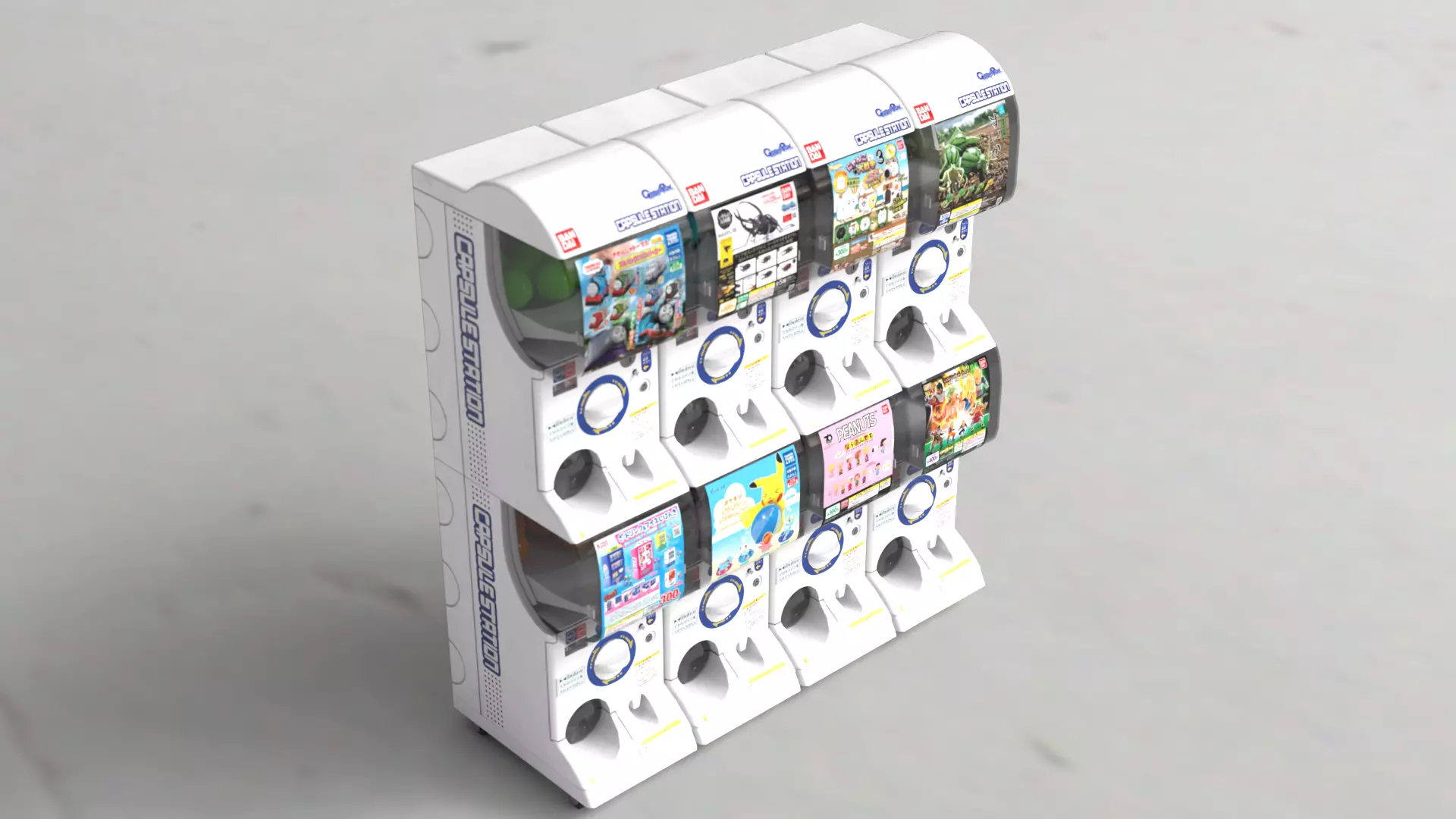 8 Japanese Gashapon Capsule Toy Machines - View 4