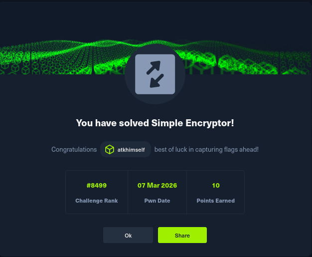 Simple Encryptor Sucess