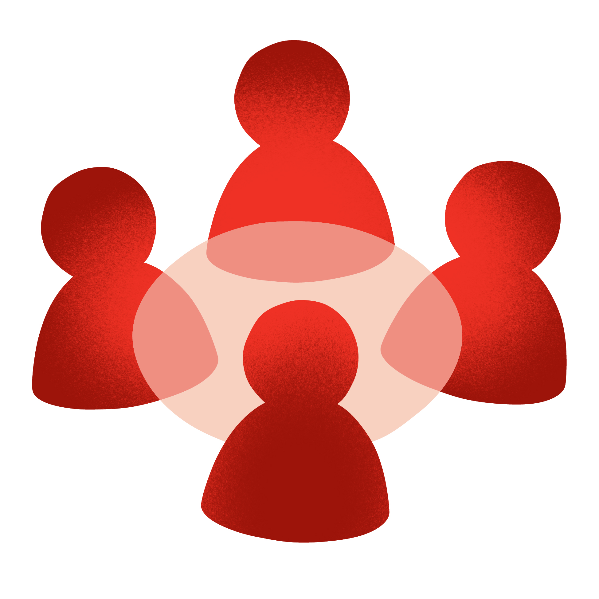 Red meeting icon
