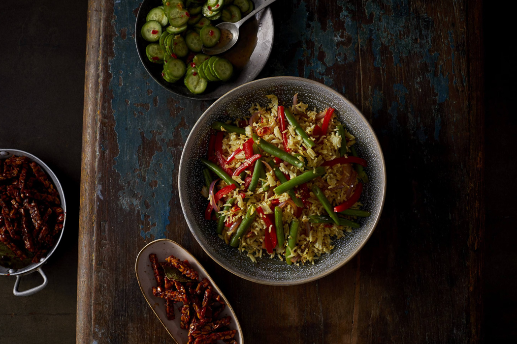 Nasi Goreng met bloemkoolrijst