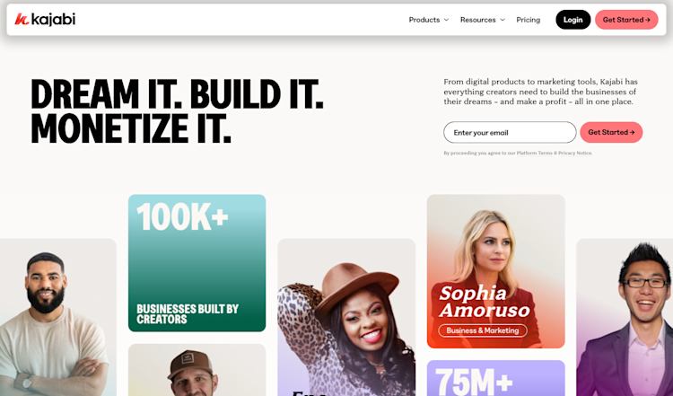 Kajabi Homepage