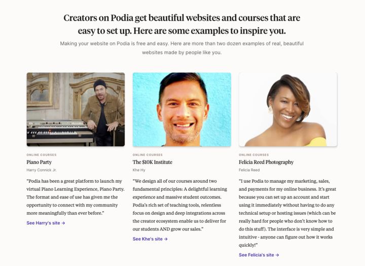 examples page