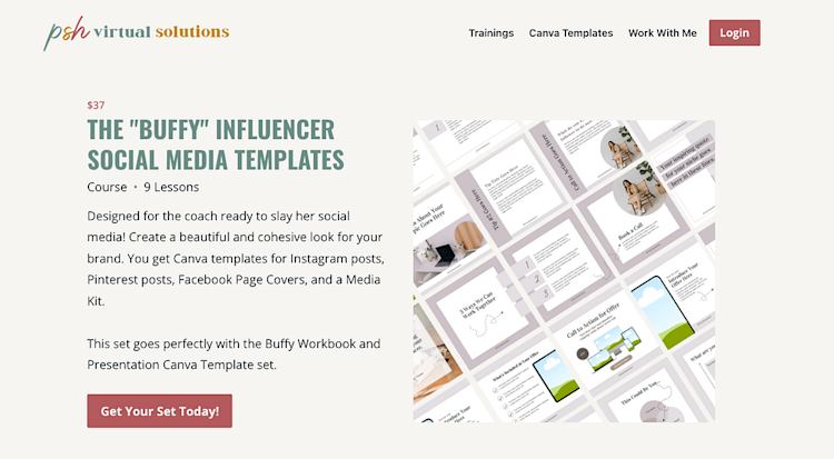 PSH Virtual Solutions social media template