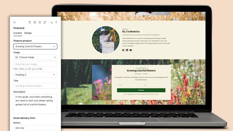 add your lead magnet to your website