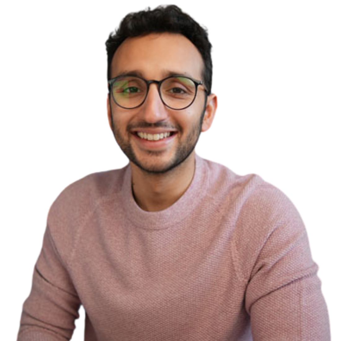 Ali Abdaal Transparent Background