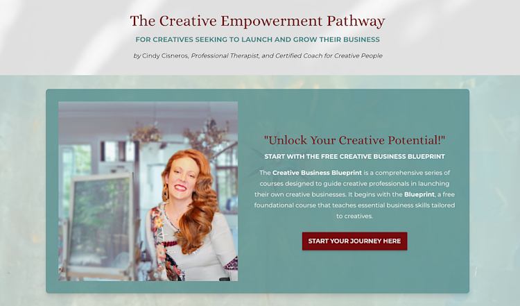 Cindy Cisneros Creative Empowerment Pathway