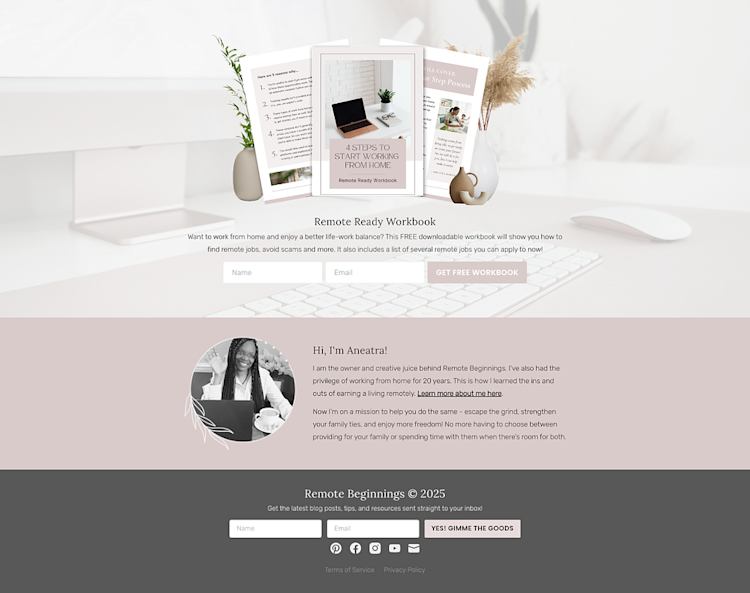 Remote Beginnings workbook download
