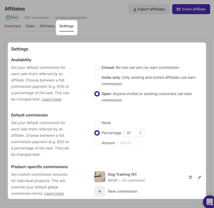 Podia affiliate program for digital products