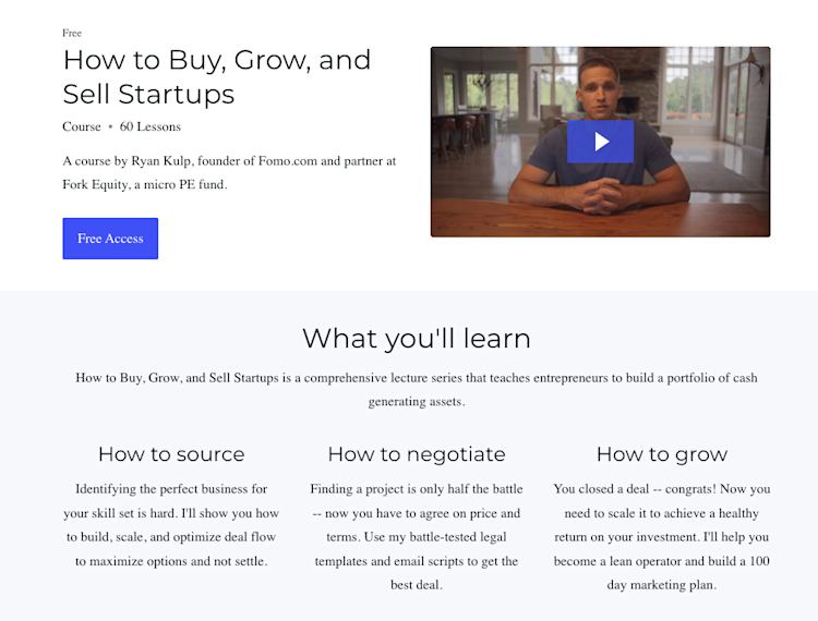 Ryan Kulp Buy Sell Grow Course