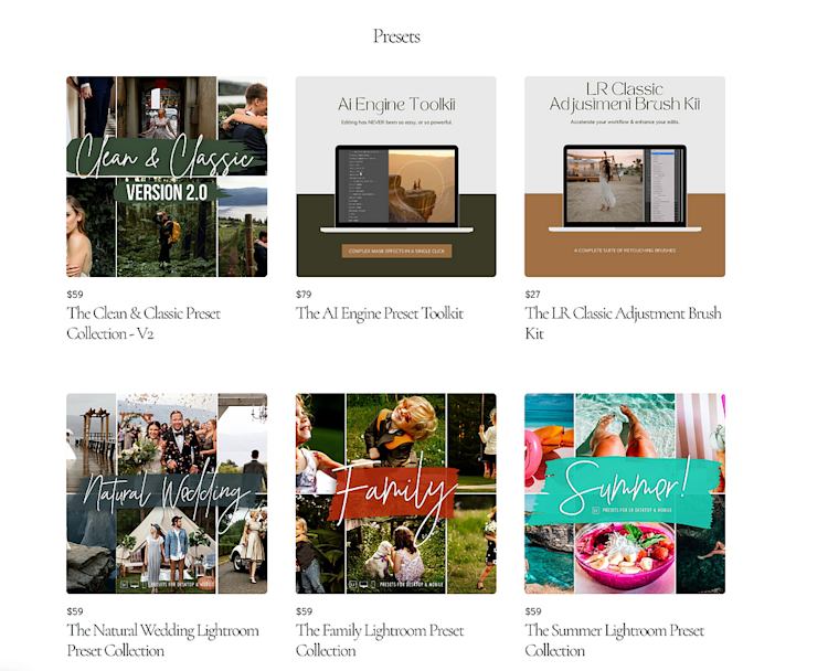 Signature Edits Lightroom presets