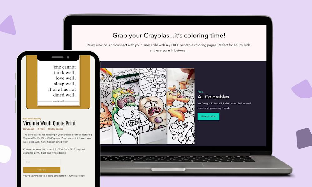 10 examples of printables